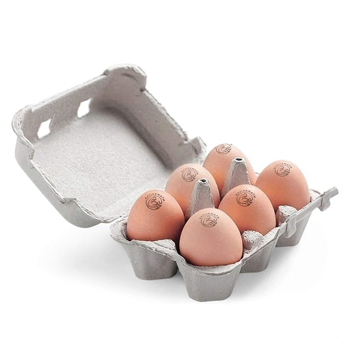 Kadaknath Eggs - High-Protein, Low-Cholesterol, Organic | Pack of 6